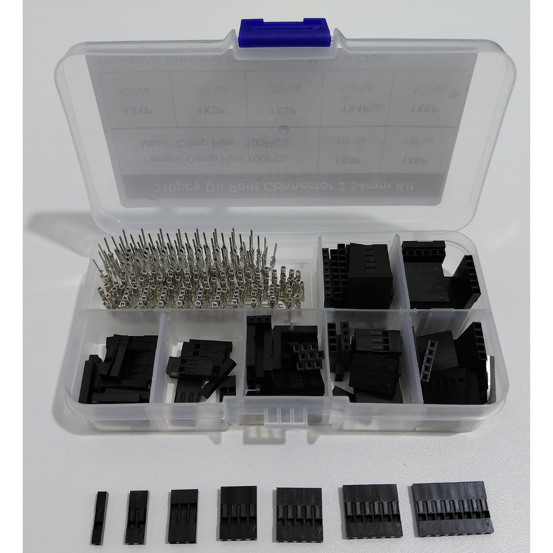 Kit 310 Piezas Conectores Dupont 2.54 mm Macho Hembra para Arduino Raspberry Pi Terminales Jumper Wire 1