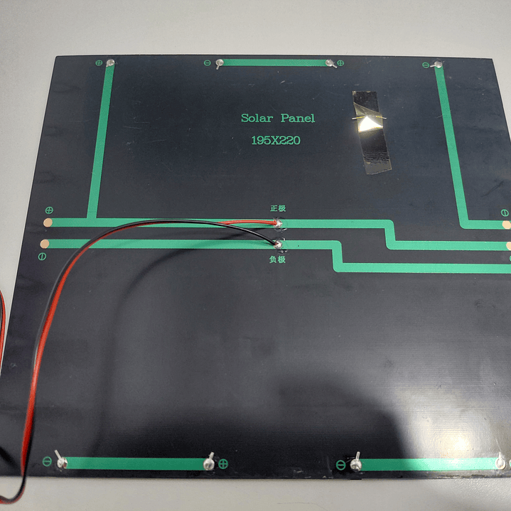 Panel Solar Monocristalino 12V 7W Portátil Mini Placa Fotovoltaica 2