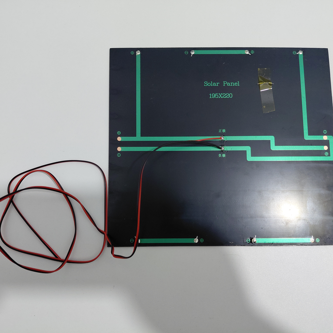 Panel Solar Monocristalino 12V 7W Portátil Mini Placa Fotovoltaica 6