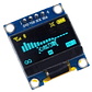 Pantalla OLED 0.96” Amarillo/Azul Doble Color – Soldada – Caja - Miniatura 1