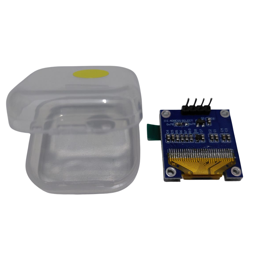 Pantalla OLED 0.96” Amarillo/Azul Doble Color – Soldada – Caja 5