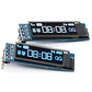 Display OLED 0.91” Blanco 128x32 I2C SSD1306 Compatible Arduino - Miniatura 2