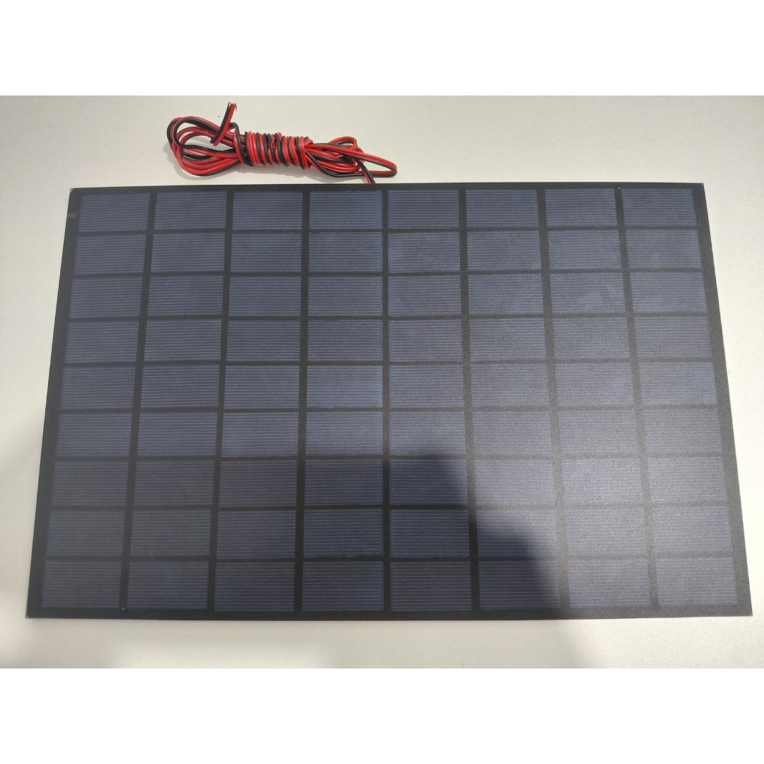 Panel Solar 9V 10W con Cable 2 m – Módulo Fotovoltaico para Proyectos y Carga DC 7