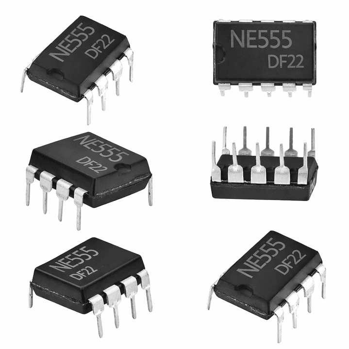 NE555 DIP-8 Temporizador IC NE555P Generador de Pulsos 5