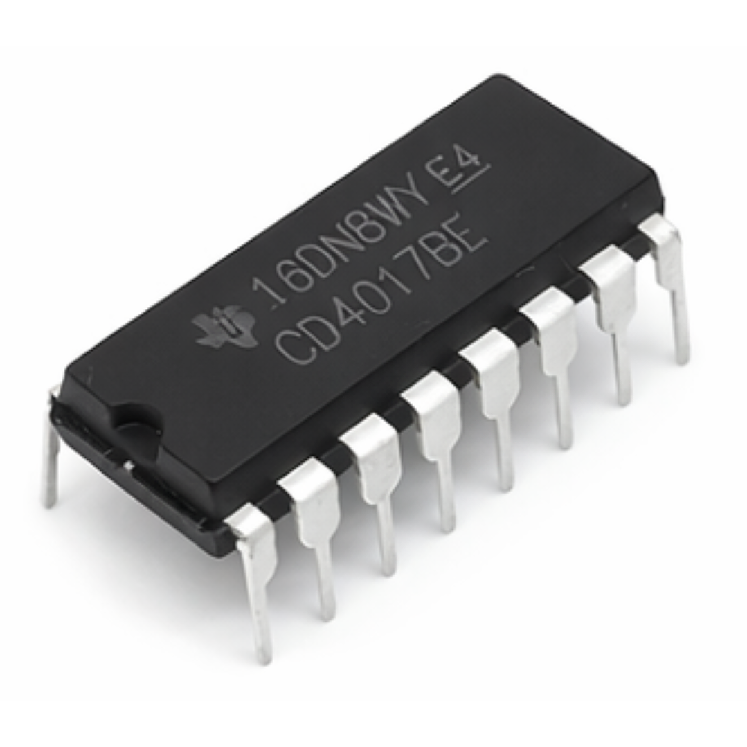 CD4017BE Contador Decimal DIP-16 IC CMOS 4