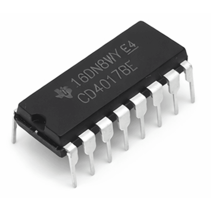 CD4017BE Contador Decimal DIP-16 IC CMOS 4