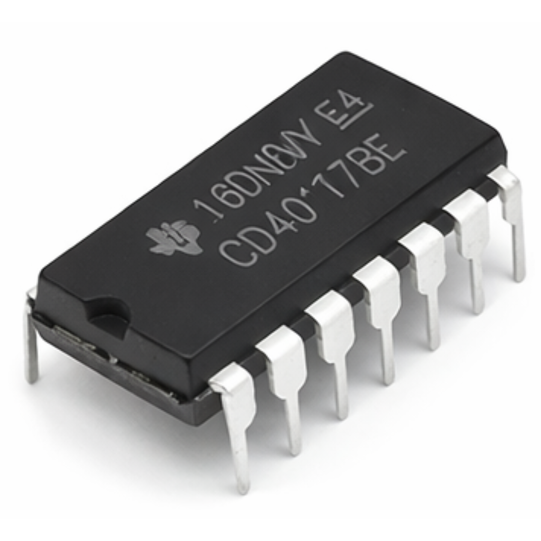 CD4017BE Contador Decimal DIP-16 IC CMOS 5