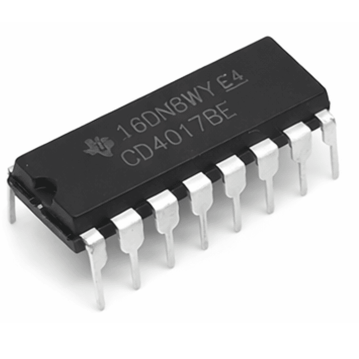 CD4017BE Contador Decimal DIP-16 IC CMOS 7