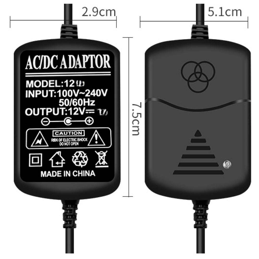 Adaptador de Corriente 12V 2A Fuente de Poder DC 6
