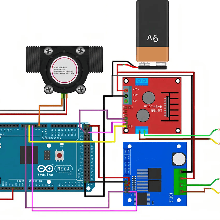 Sensor de Flujo de Agua YF-S201 1/2