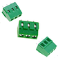 Bornera KF128-2.54-3P de Tornillo para PCB Terminal Verde 3 Pines Paso 2.54mm - Miniatura 1