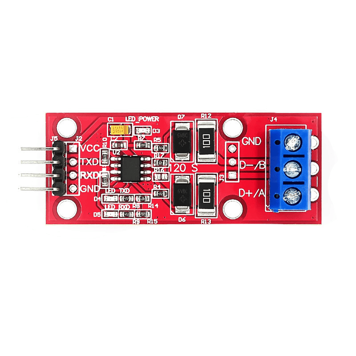 Modulo Convertidor TTL a RS485 UART con Control Automatico de Flujo 3.3V 5V 4