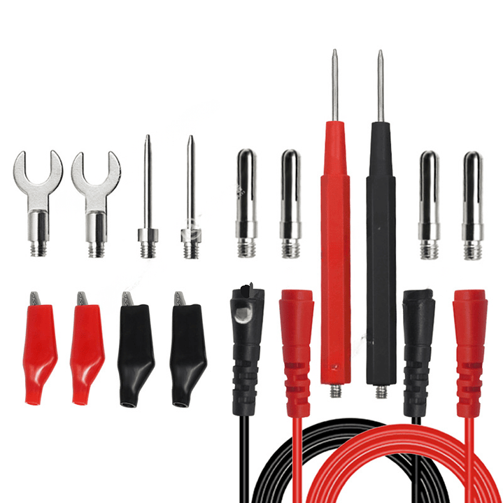 Kit 16 en 1 Cables y Puntas para Multímetro CAT III 1000V 5