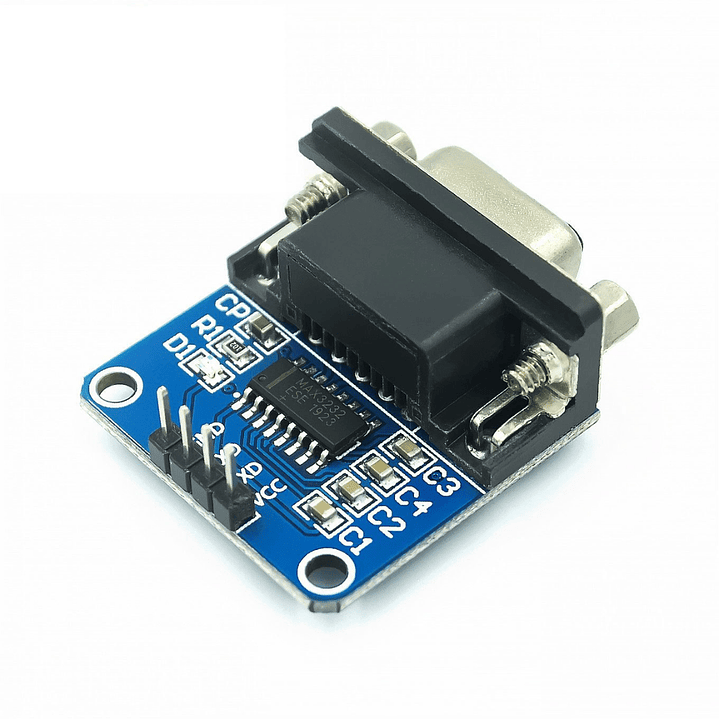 Modulo RS232 TTL MAX3232 DB9 Hembra Conversor Serial 3.3V 5V 4