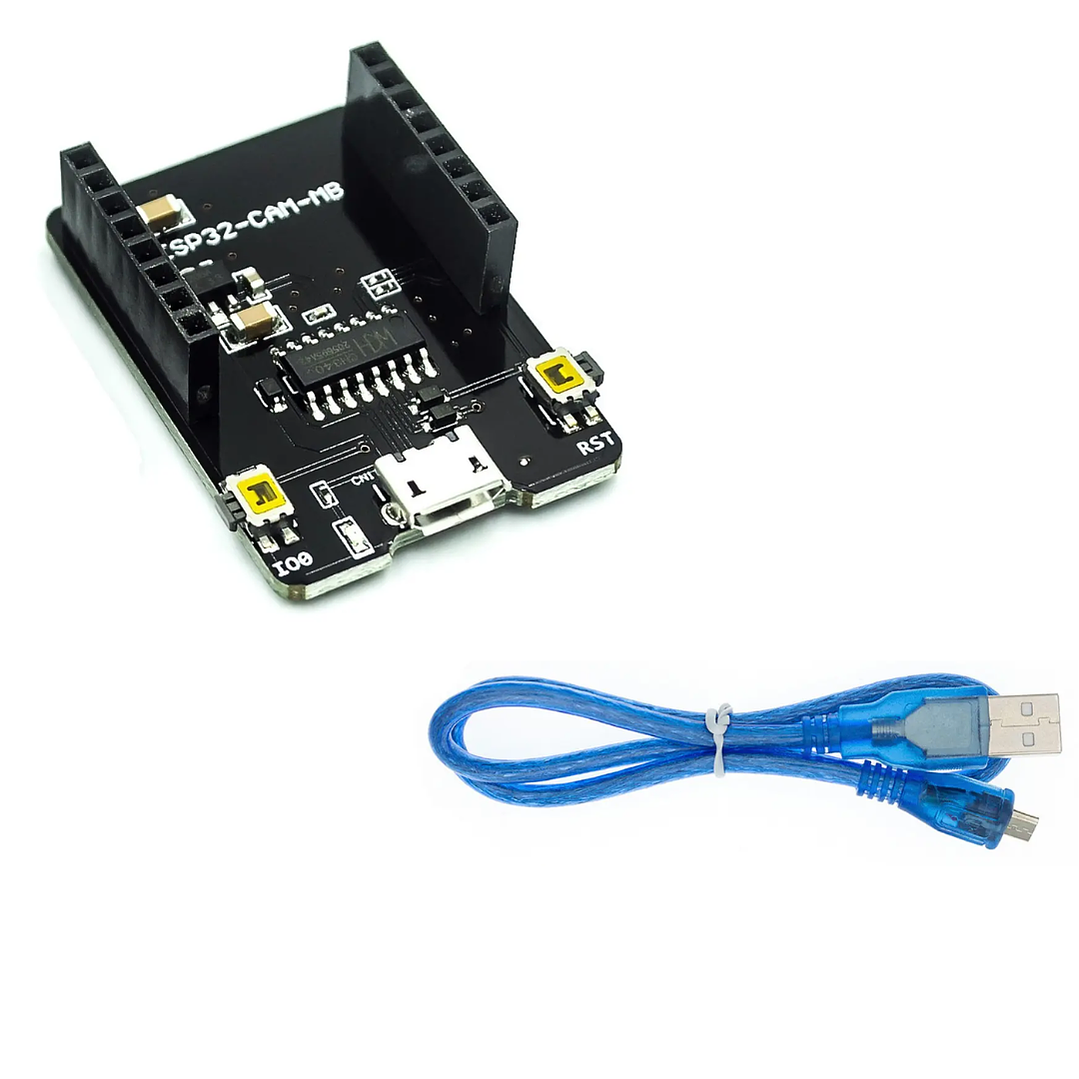 Módulo ESP32-CAM Base USB Cámara OV2640 Cable Incluido USB 3