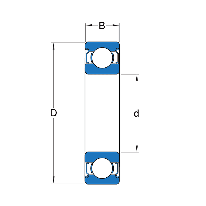 6 unds Rodamiento 625ZZ 5x16x5mm Acero Blindado Doble Metal Miniatura 6