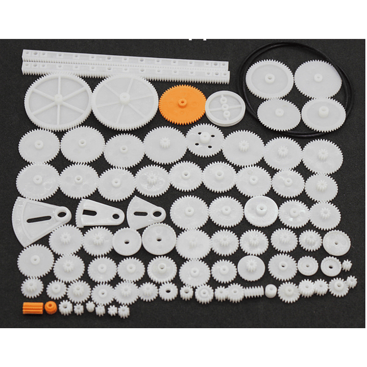 Kit 79 Engranajes Plásticos POM Motor Robot DIY Mod 0.5 1