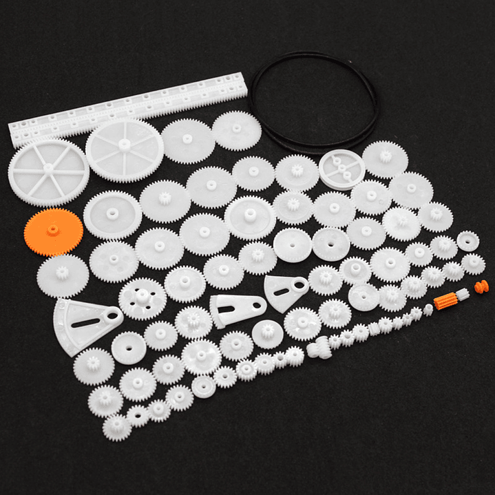 Kit 79 Engranajes Plásticos POM Motor Robot DIY Mod 0.5 2