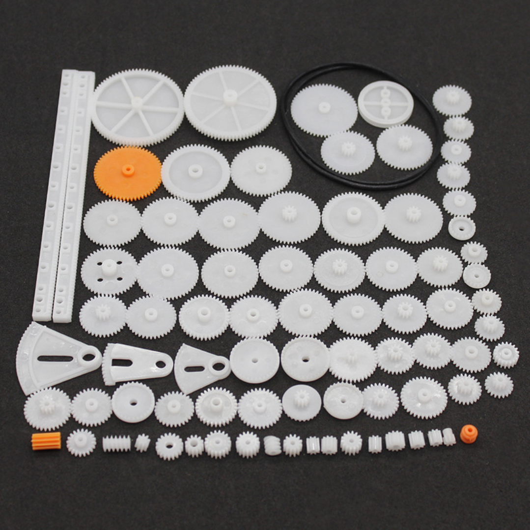 Kit 79 Engranajes Plásticos POM Motor Robot DIY Mod 0.5 3