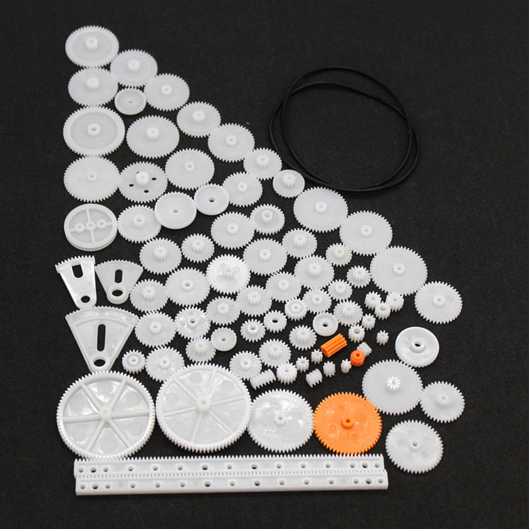 Kit 79 Engranajes Plásticos POM Motor Robot DIY Mod 0.5 4