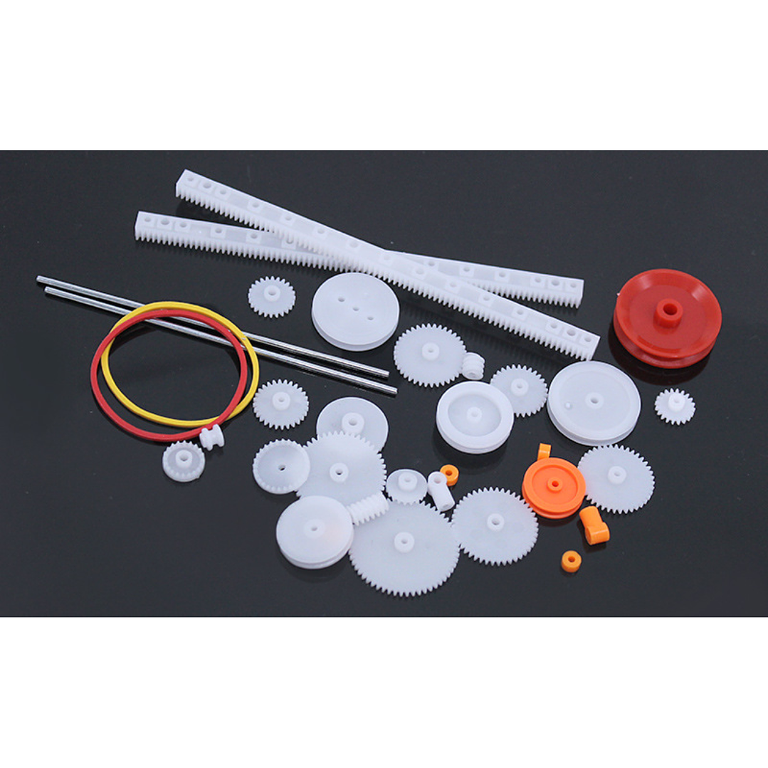 Kit 34 Engranajes Plásticos 0.5M DIY Robot Motor Ejes 2