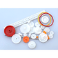 Kit 34 Engranajes Plásticos 0.5M DIY Robot Motor Ejes - Miniatura 4
