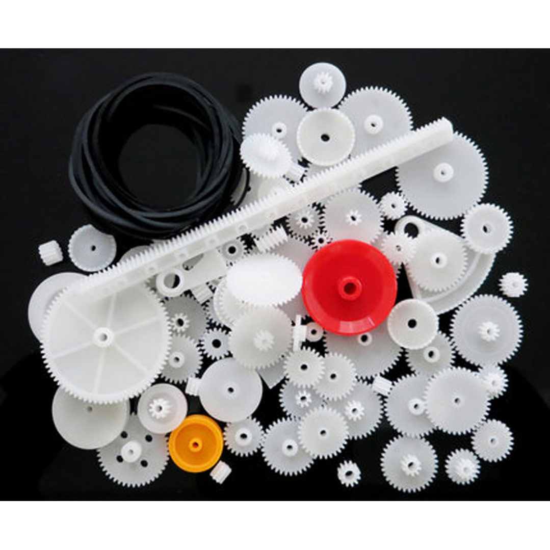 Kit 81 Engranajes Plásticos 0.5M DIY Robot Motor Caja 3