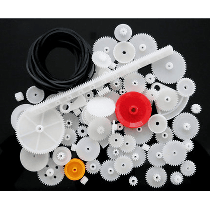 Kit 81 Engranajes Plásticos 0.5M DIY Robot Motor Caja 3