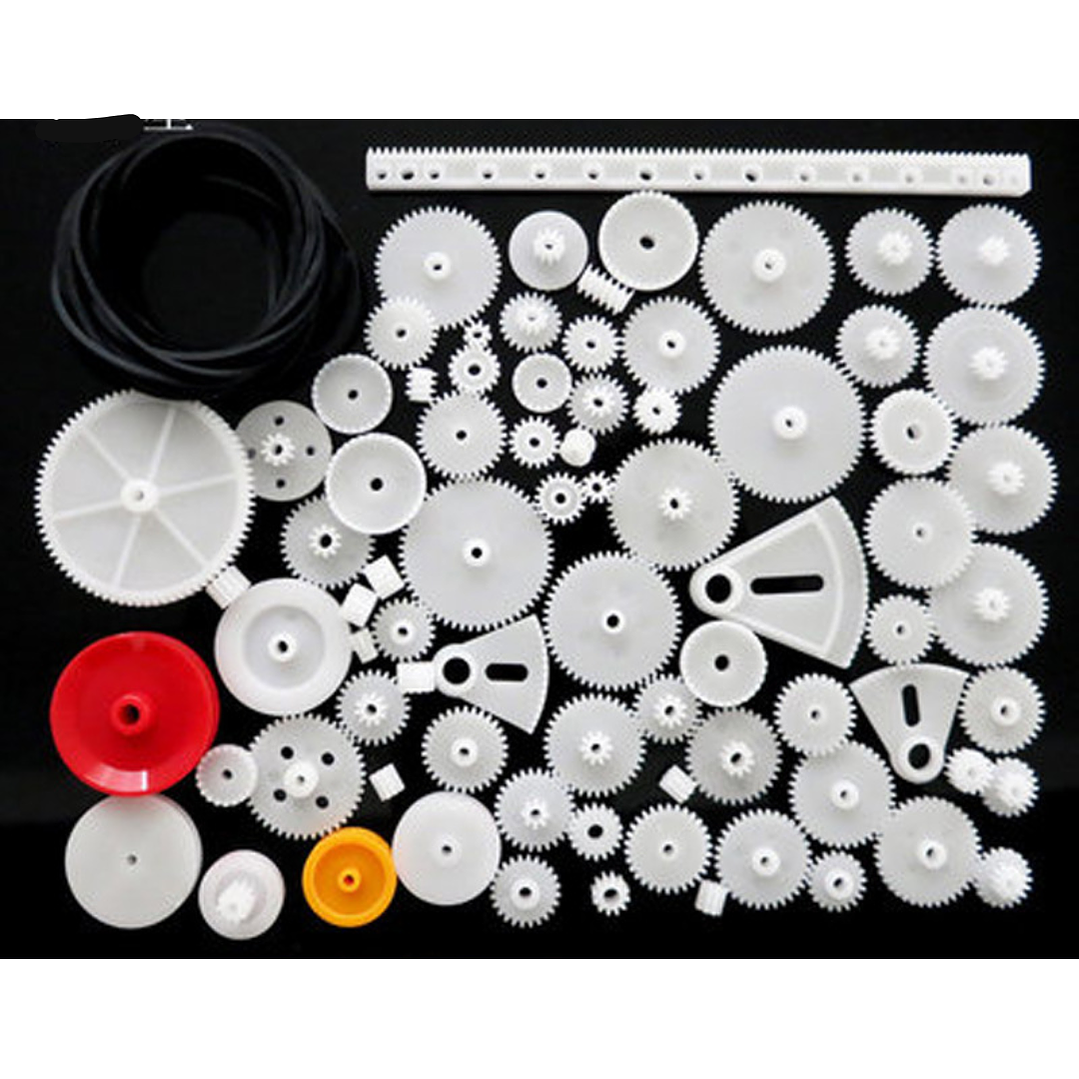 Kit 81 Engranajes Plásticos 0.5M DIY Robot Motor Caja 5