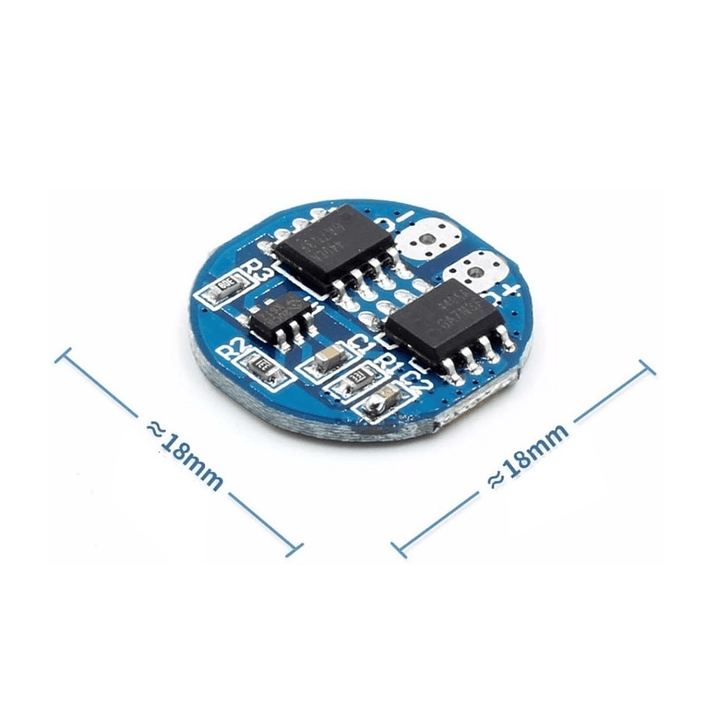 Módulo Protección Batería 18650 2S 7.4V 8.4V BMS Litio 2