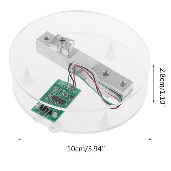 Sensor De Peso 10Kg HX711 Ensamblado Compatible Arduino 2