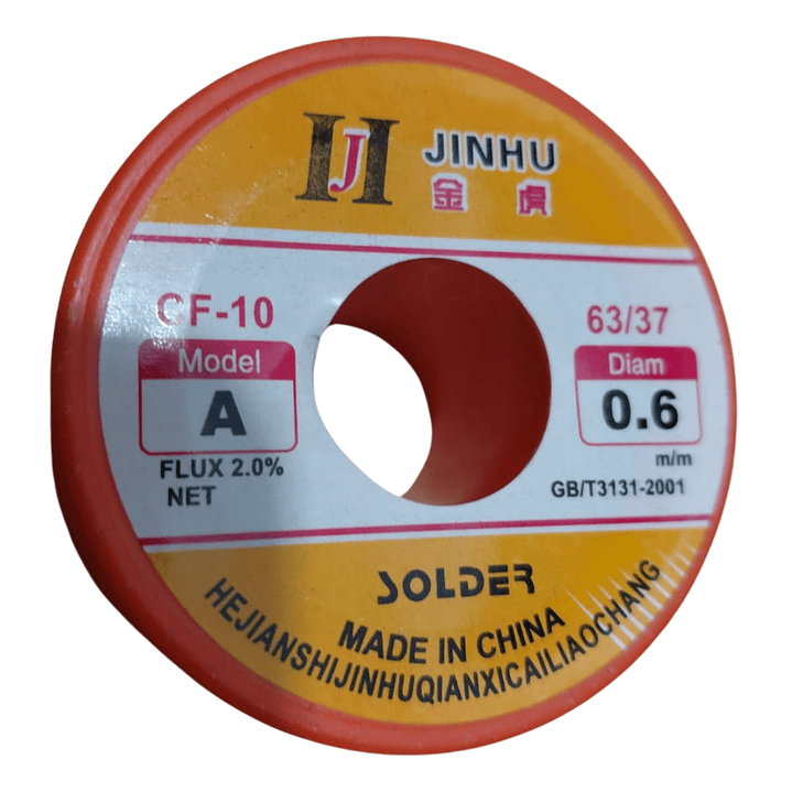 Estaño Soldar 63/37 50g 0.6mm Flux Electrónica Cautín 1