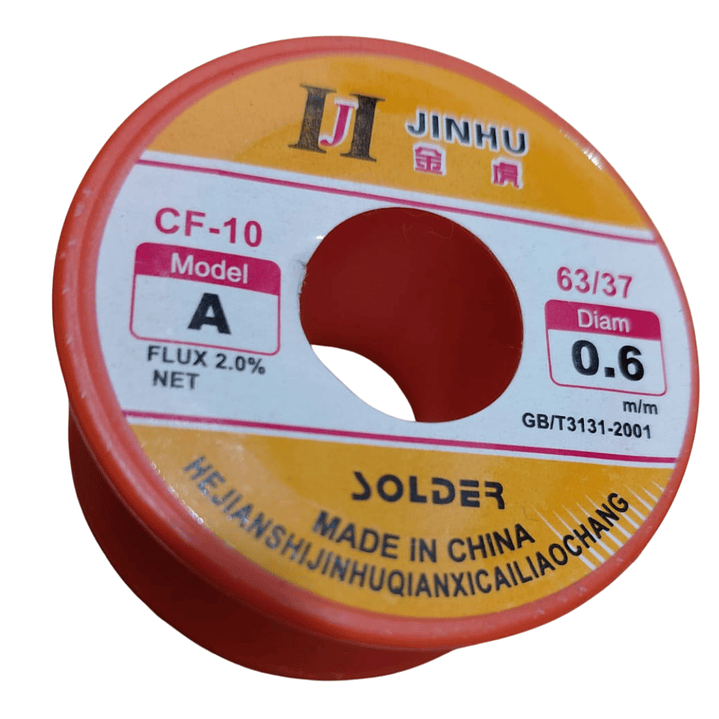 Estaño Soldar 63/37 50g 0.6mm Flux Electrónica Cautín 6