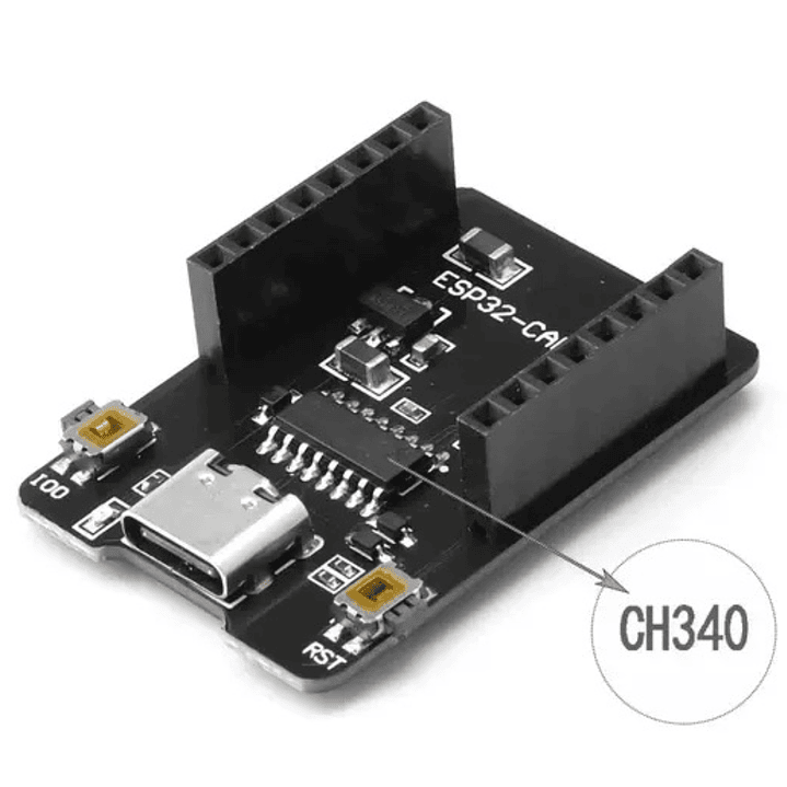 ESP32-CAM OV2640 4MB + Programador USB Tipo-C CH340 4