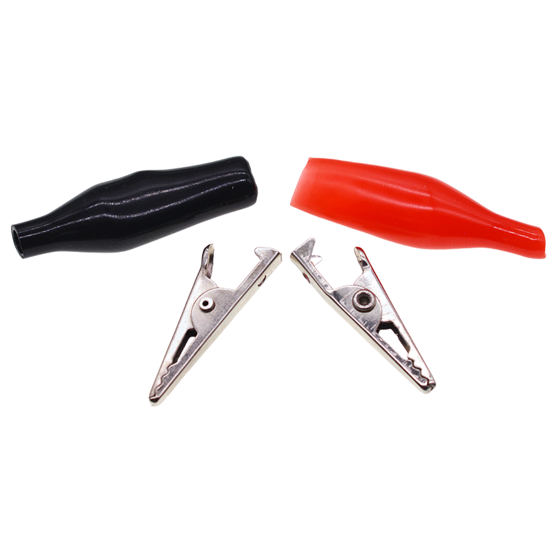 Pinzas Caimán Cocodrilo Medianas 35mm Con Funda 40 Und 2