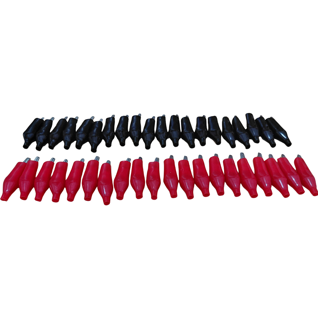 Pinzas Caimán Cocodrilo Medianas 35mm Con Funda 40 Und 5