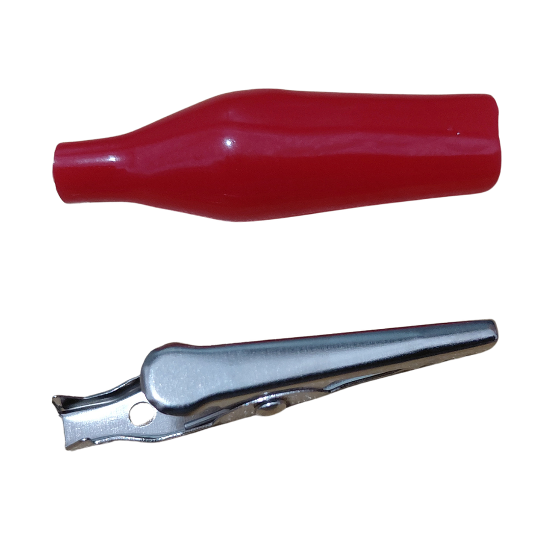 Pinzas Caimán Cocodrilo Medianas 35mm Con Funda 40 Und 8