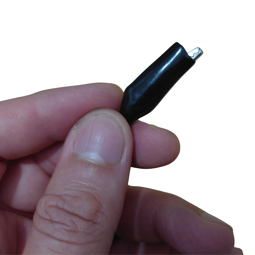 Pinzas Caimán Cocodrilo Medianas 35mm Con Funda 40 Und 6