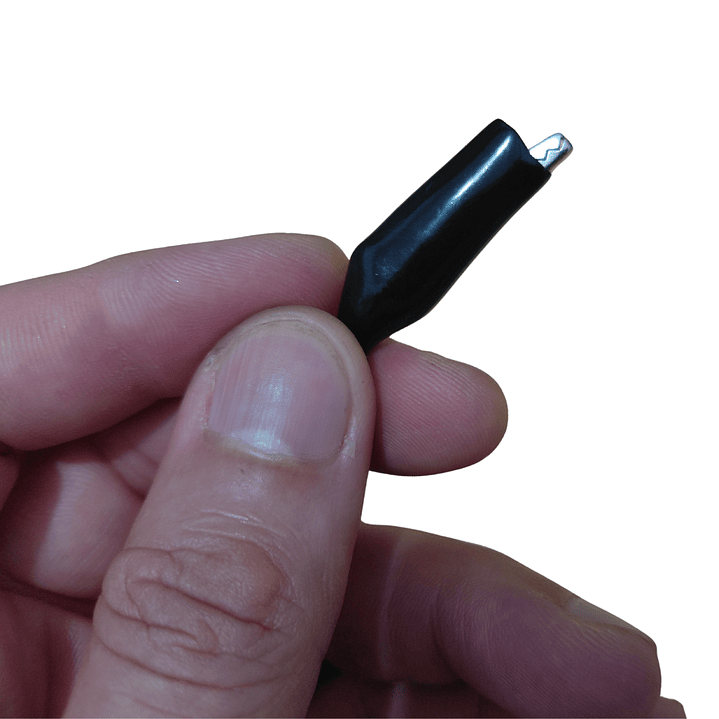 Pinzas Caimán Cocodrilo Medianas 35mm Con Funda 40 Und 6