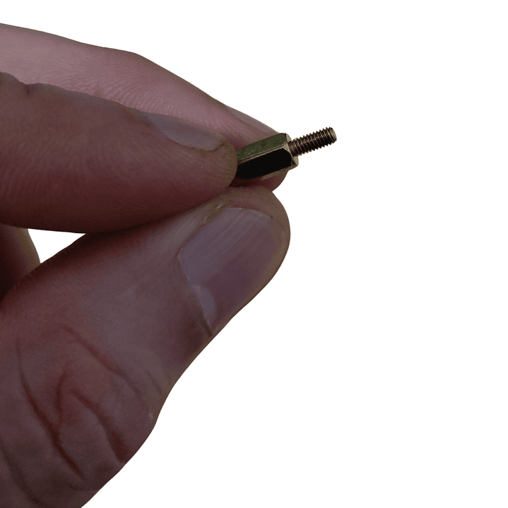 Separador PCB Cobre M2.5 12+6 Macho Hembra Pack 20 4