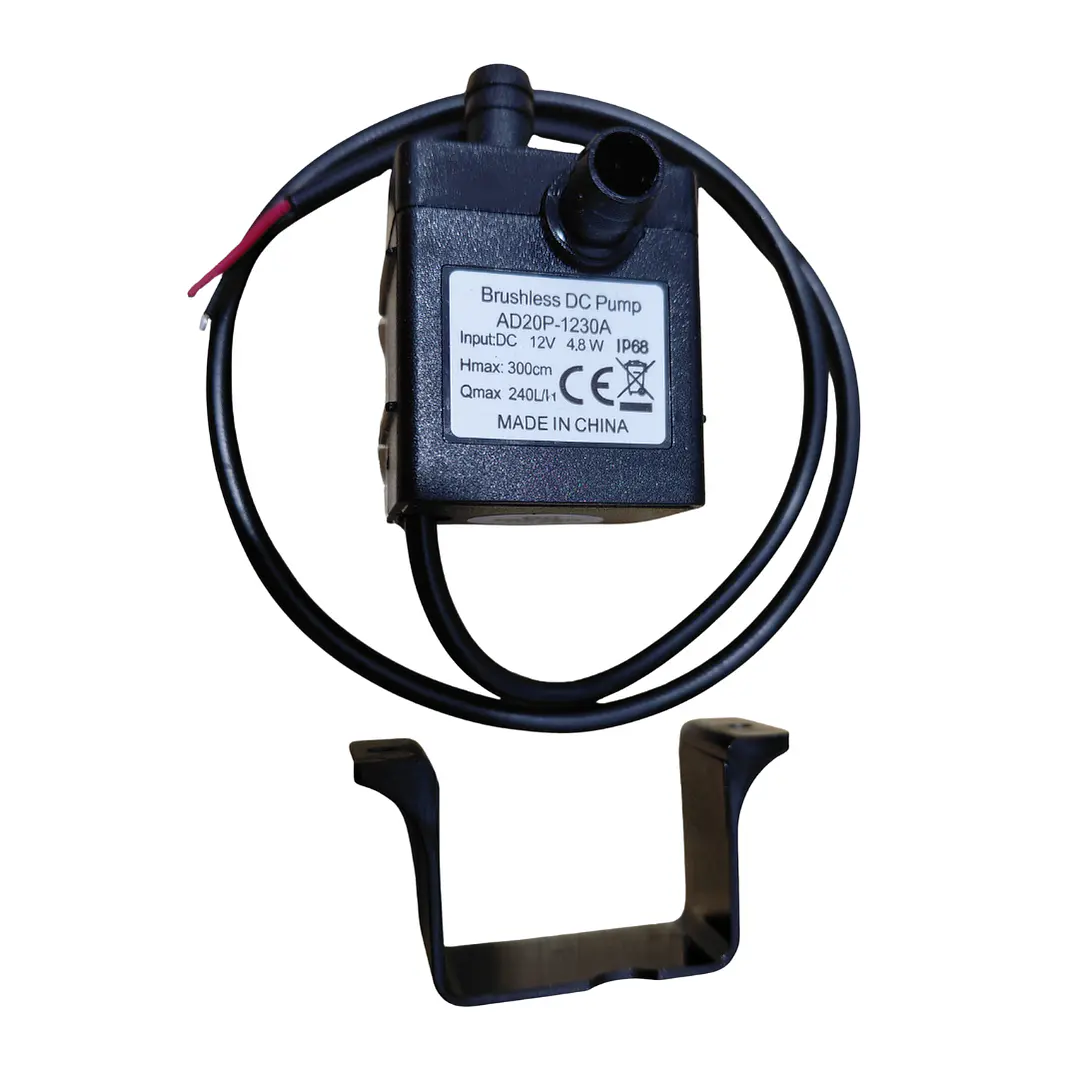 Bomba de Agua DC 12V 4.8W 240L/h Mini Bomba Sin Escobillas 6