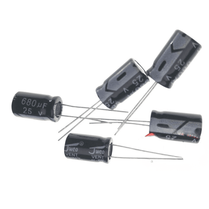 Condensador Capacitor Electrolítico 1000uF 16V 8x16mm 20pcs 1