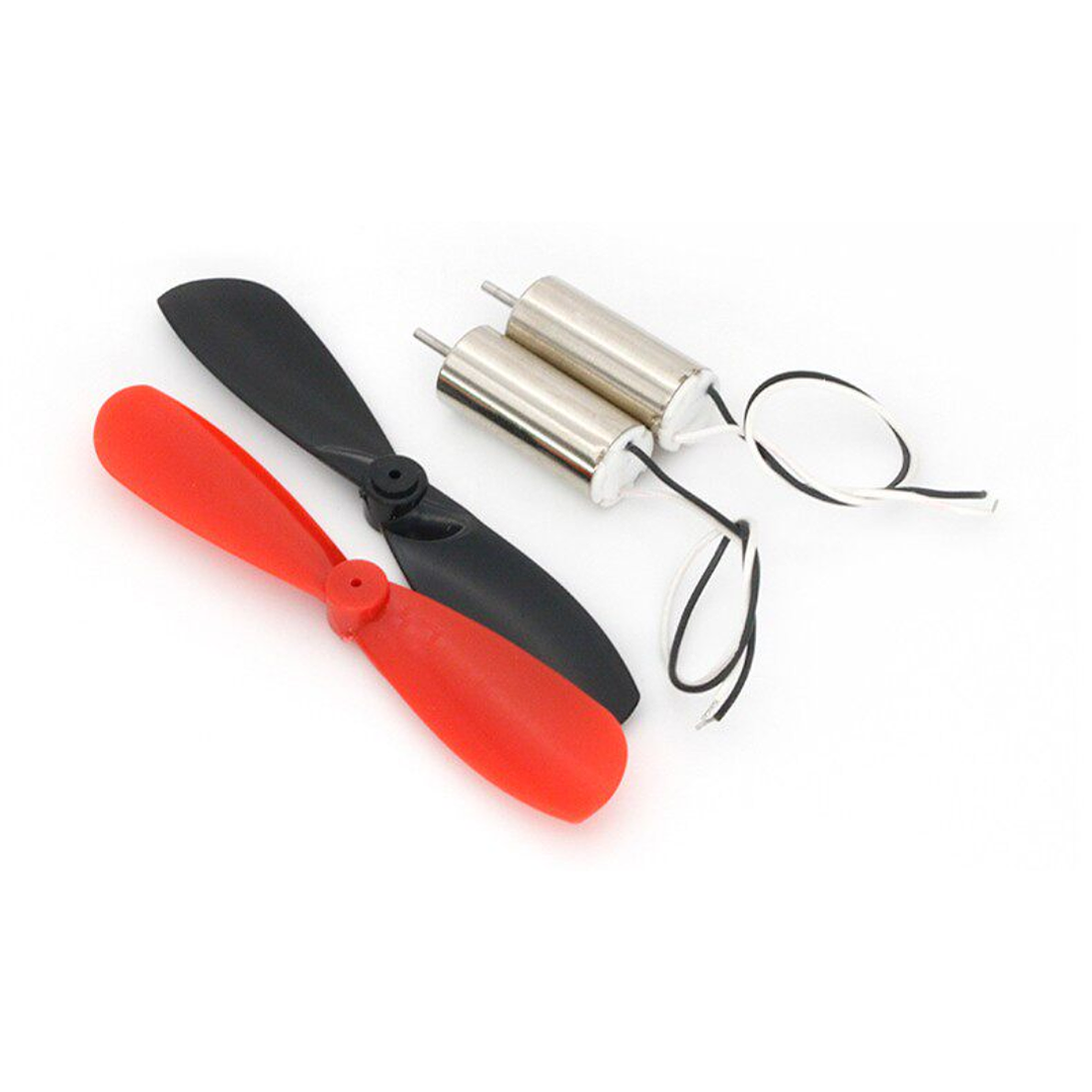 Kit 2 Motores Coreless 716 + 2 Hélices Para Mini Dron DIY 1