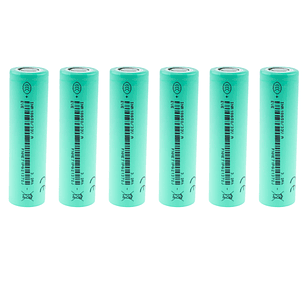 Pack × 6 Baterías EVE 18650 3200 mAh 3.7 V Li-ion Flat Top