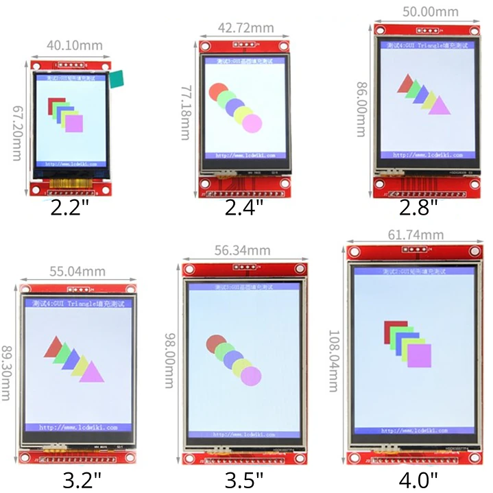 Display TFT LCD 2.8” SPI 320x240 ILI9341 a Color con Pantalla Táctil Compatible Arduino 5