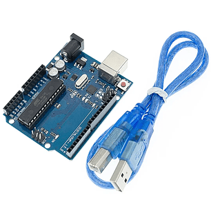 Placa de Desarrollo Compatible Arduino UNO R3 Versión Oficial ATmega328