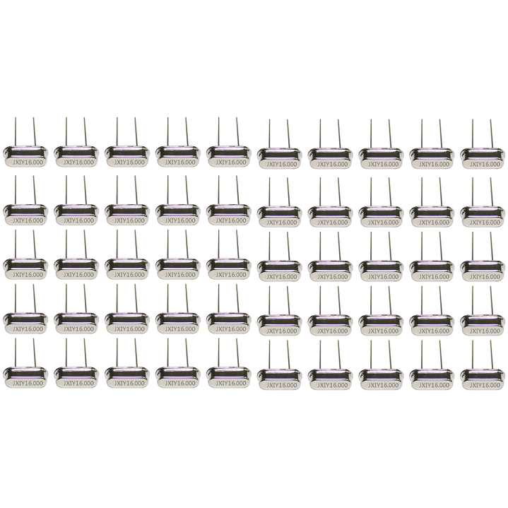 Cristal Oscilador 16MHz HC-49S 50 Unidades 2 Pines 2