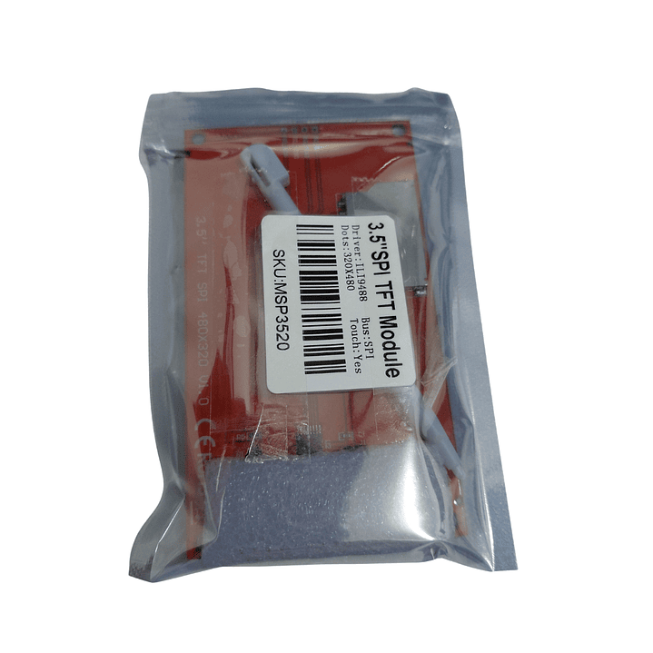 Pantalla TFT 3.5 SPI ILI9488 Con Touch 480x320 Arduino 5