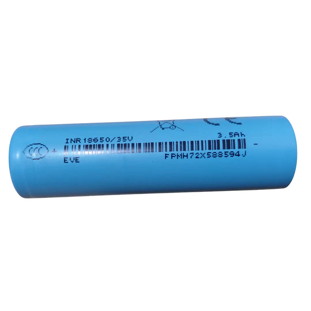 Pack 6 Baterías EVE 18650 3500mAh 3.7V Flat Top 9