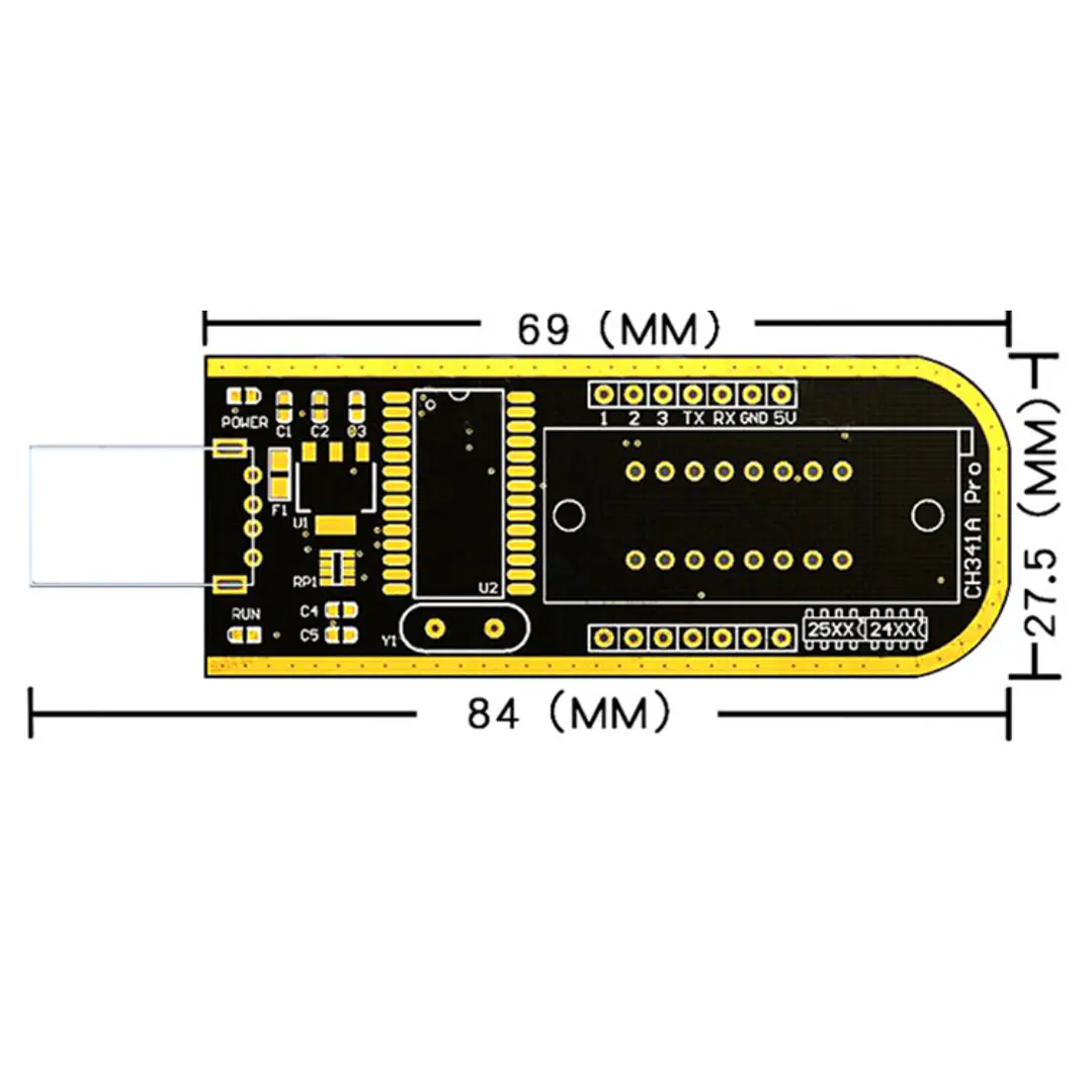 Programador CH341A SOP8 Clip 1.8V Base EEPROM BIOS 3
